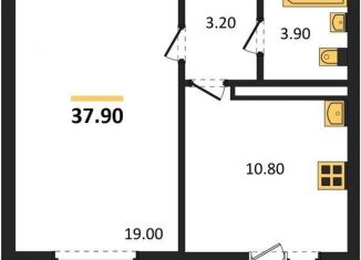 Продам 1-комнатную квартиру, 37.9 м2, Воронеж, улица Шидловского, 28