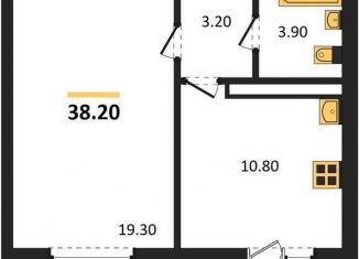 Продаю однокомнатную квартиру, 38.2 м2, Воронеж, улица Шидловского, 28