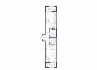 Продам 1-ком. квартиру, 57.5 м2, Санкт-Петербург, Московский район