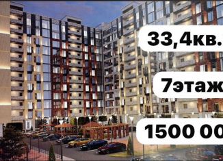 Продам квартиру студию, 33.4 м2, Махачкала, Хушетское шоссе, 10