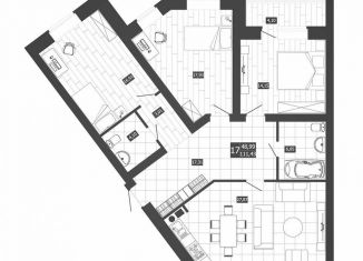 Продается 3-комнатная квартира, 109.4 м2, Сергиев Посад, Никоновская улица