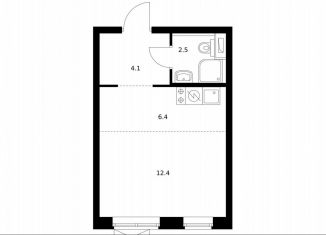 Продаю квартиру студию, 25.4 м2, Москва, метро Бибирево