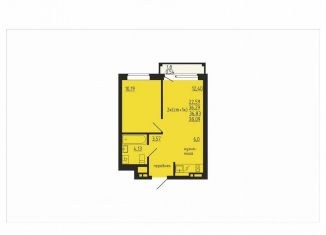 Продается 1-комнатная квартира, 36.8 м2, Челябинская область