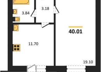 1-ком. квартира на продажу, 40 м2, село Александровка