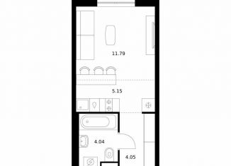 Продажа квартиры студии, 25 м2, Бурятия, улица Шмидта, 37А