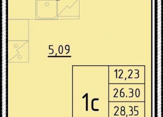 Продаю квартиру студию, 26.3 м2, Санкт-Петербург