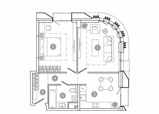 Продажа 2-комнатной квартиры, 61 м2, Москва, район Соколиная Гора