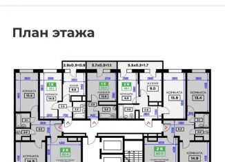 Продаю 1-комнатную квартиру, 31.1 м2, Краснодар, Домбайская улица, 55к3, микрорайон ККБ