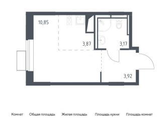 Квартира на продажу студия, 21.8 м2, поселение Кокошкино