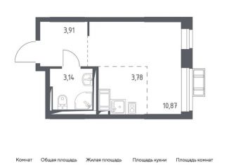 Продажа квартиры студии, 21.7 м2, деревня Мисайлово, микрорайон Пригород Лесное, к11.2