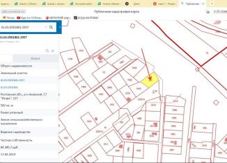 Продам земельный участок, 5.8 сот., ДНТ Искра, Железнодорожная улица