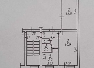 Продаю 2-ком. квартиру, 44.5 м2, Сысерть, улица Орджоникидзе, 35