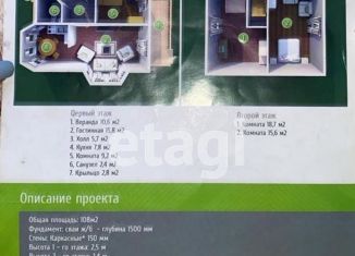 Продам дом, 75.5 м2, деревня Рябцево, 29Н-277