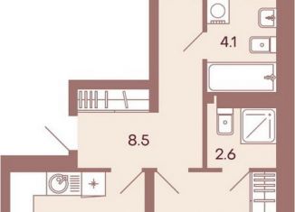 Продается двухкомнатная квартира, 68 м2, Пенза, жилой комплекс Норвуд, с4, Железнодорожный район