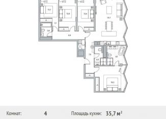 Продается 4-комнатная квартира, 124.7 м2, Москва, район Филёвский Парк