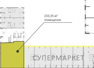 Торговая площадь на продажу, 233.35 м2, поселение Кокошкино, жилой комплекс Новое Внуково, к5