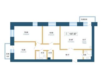 Продажа 4-ком. квартиры, 108 м2, Красноярск, Железнодорожный район