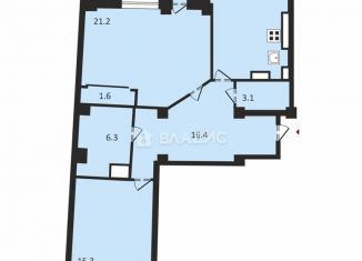 Продажа двухкомнатной квартиры, 84 м2, Нижний Новгород, Ошарская улица, 98к1, ЖК Столичный