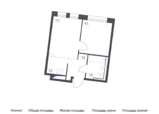 Продажа двухкомнатной квартиры, 31.5 м2, Москва, метро Пятницкое шоссе