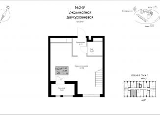 2-комнатная квартира на продажу, 121.2 м2, Судак
