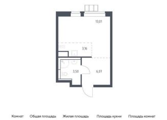 Квартира на продажу студия, 25.7 м2, поселение Рязановское, ЖК Алхимово, жилой комплекс Алхимово, к11