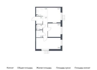 Продается 2-ком. квартира, 59 м2, поселение Рязановское, жилой комплекс Алхимово, к12