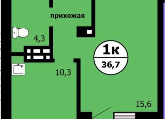Продажа 1-комнатной квартиры, 36.7 м2, Красноярск, Свердловский район