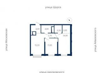 Продажа двухкомнатной квартиры, 59.3 м2, Екатеринбург, метро Геологическая