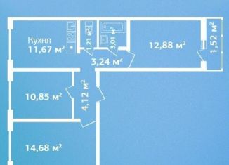 Продажа трехкомнатной квартиры, 63.2 м2, Кировск