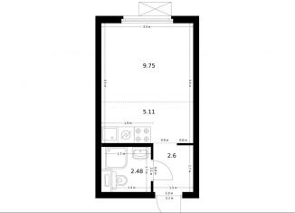 Квартира на продажу студия, 19.9 м2, Москва, район Чертаново Южное, жилой комплекс Ютаново, 5