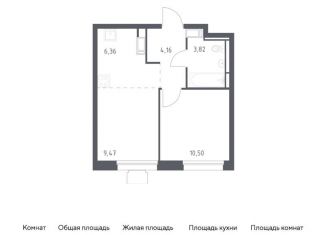 Продаю 1-комнатную квартиру, 34.3 м2, Московская область, жилой комплекс Томилино Парк, к5.4