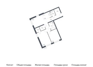 Продается 2-ком. квартира, 68.4 м2, Москва, жилой комплекс Квартал Румянцево, к1