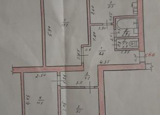 Продаю 3-ком. квартиру, 66.3 м2, Воронежская область, улица Гагарина, 10Б