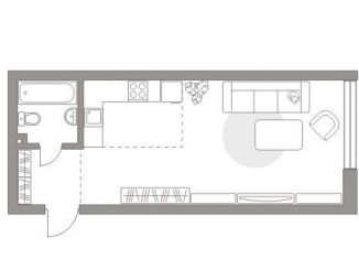 Квартира на продажу студия, 35.4 м2, Москва, метро Волгоградский проспект