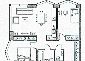 Продажа 3-ком. квартиры, 61.6 м2, Москва, бульвар Генерала Карбышева, 11, ЖК Юнион Парк