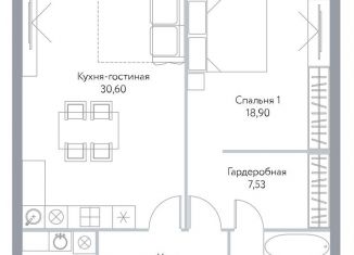 Продажа 2-комнатной квартиры, 74.8 м2, Москва, проспект Мира, 95, проспект Мира