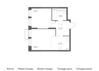 Продаю однокомнатную квартиру, 37.9 м2, Московская область, жилой комплекс Квартал Строгино, к2