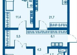 3-комнатная квартира на продажу, 81.1 м2, Краснодарский край