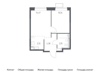 Продается двухкомнатная квартира, 35.6 м2, поселение Рязановское, ЖК Алхимово, жилой комплекс Алхимово, 16