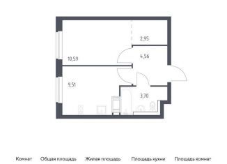 Продажа 1-комнатной квартиры, 31.3 м2, Ленинградская область