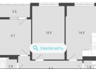 Продам 2-ком. квартиру, 54.7 м2, Самара, Южное шоссе, 7, ЖК АмГрад