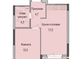 Продаю однокомнатную квартиру, 38 м2, Татарстан