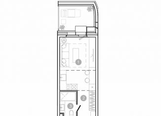 Квартира на продажу студия, 25.3 м2, Москва, ВАО