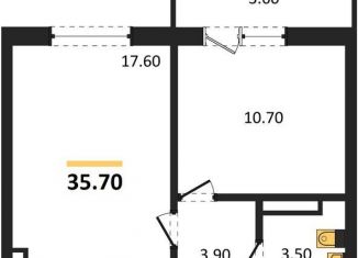 Однокомнатная квартира на продажу, 35.7 м2, Новосибирск, Ленинский район, Спортивная улица, 37