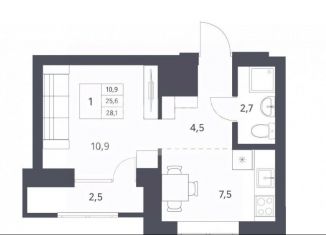 Продается квартира студия, 26 м2, Новосибирск, Красный проспект, 236, метро Заельцовская