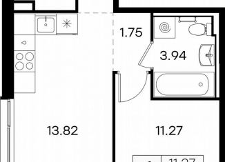 Продается однокомнатная квартира, 37.1 м2, городской округ Нижний Новгород