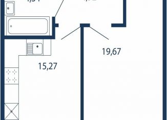 Однокомнатная квартира на продажу, 44.2 м2, Сестрорецк, улица Инструментальщиков, 18