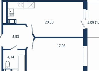 Продажа однокомнатной квартиры, 48.5 м2, Сестрорецк, улица Инструментальщиков, 18