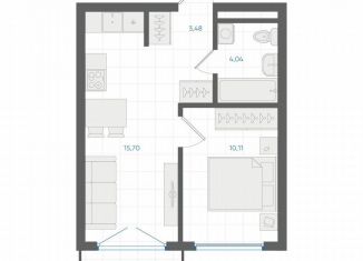 Продается 1-ком. квартира, 34.7 м2, Екатеринбург