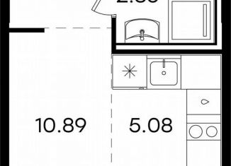 Продается квартира студия, 22.3 м2, городской округ Нижний Новгород